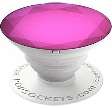 PopSockets Stand and Grip - Fuchsia Metallic Diamond