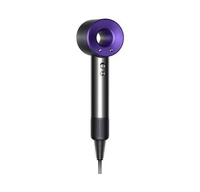 Dyson Supersonic Hair Dryer With Smoothing Nozzle - Black / Purple