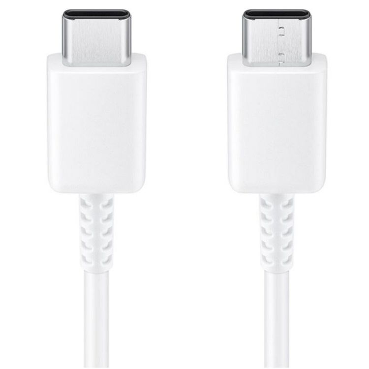 Samsung 15W Travel Adapter with USB-C to USB- C Cable  - White