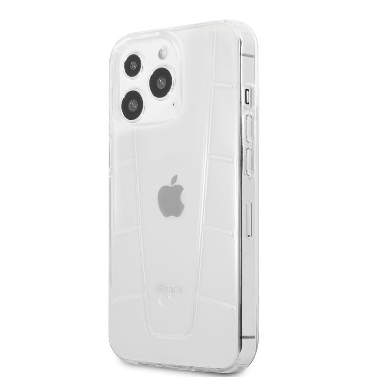 CG MOBILE Mercedes Benz Gradient Embossed 2 Case Compatible for iPhone 13 Pro Max (6.7") Easy Access to All Ports, Anti-Scratch, Shock Absorption & Drop Protection Back Cover Suitable with Wireless Charging Officially Licensed