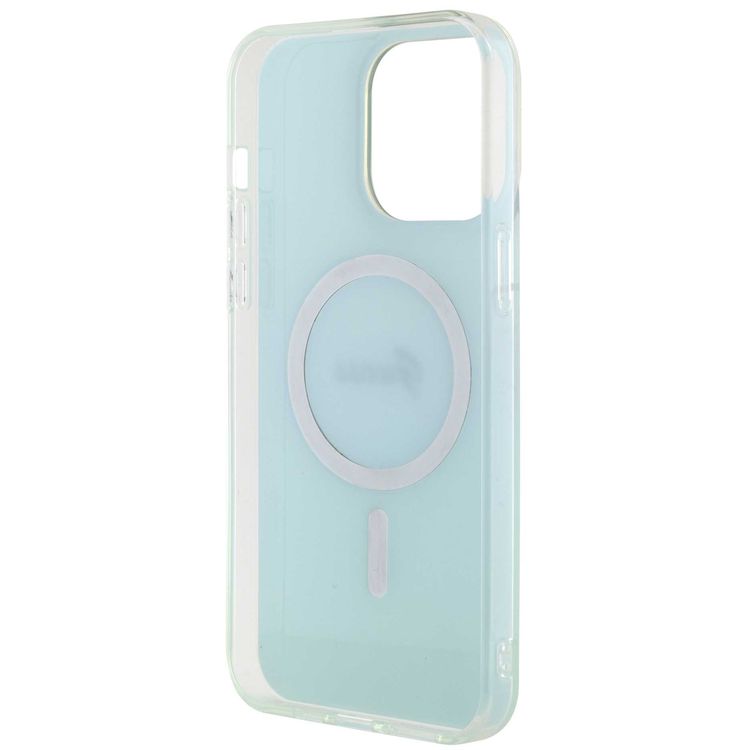 Guess IML Magsafe Case  - Turquoise - iPhone 15 Pro Max