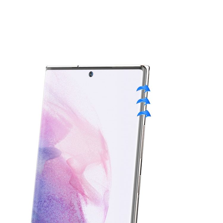 Green Lion 3D UV Glass Screen Protector for Samsung Galaxy S22 Ultra, Sensitive Touch Tempered Glass - Clear