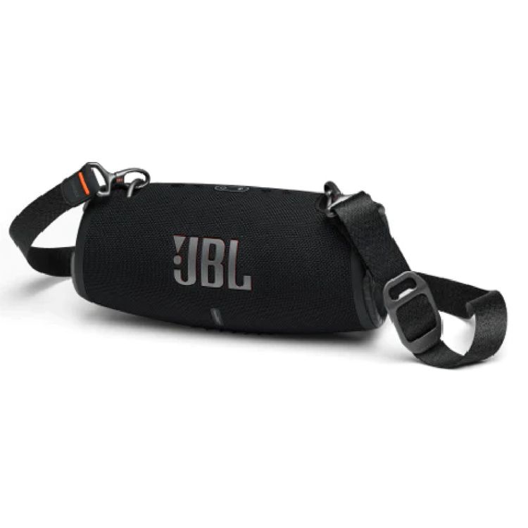 مكبر صوت لاسلكي محمول مقاوم للماء JBL Xtreme 3، عمر بطارية 15 ساعة، بلوتوث 5.1، بنك طاقة مدمج، متوافق مع JBL Party Boost - أسود