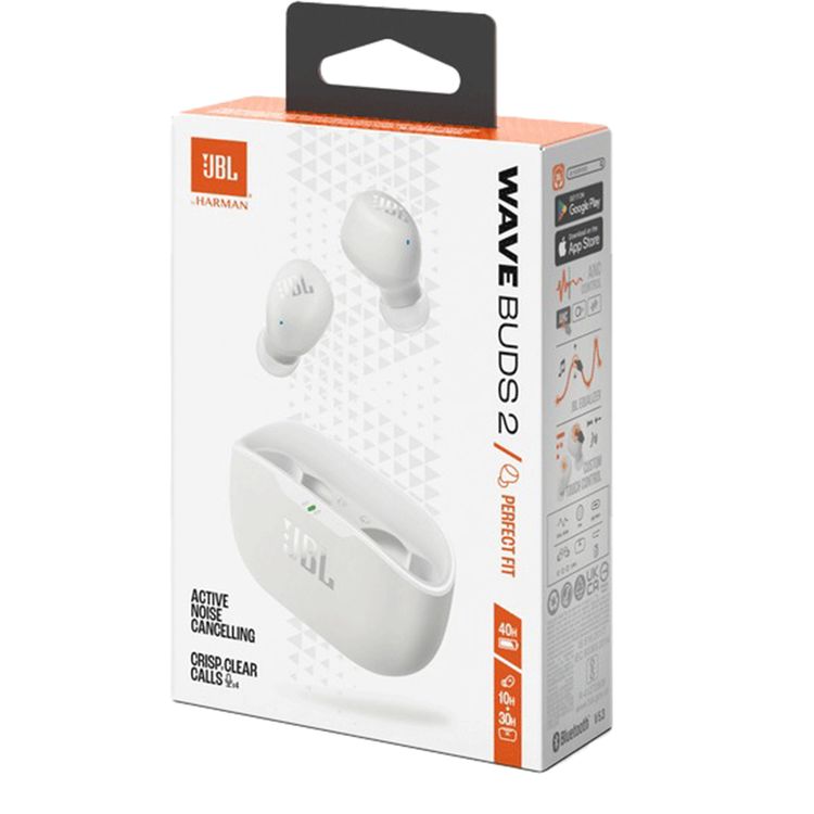JBL Wave Buds 2 True Wireless Earbuds with ANC & Smart Ambient, Multi-Point Connection, JBL Pure Bass sound, Flawless Bluetooth Pairing