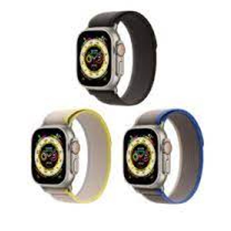 حزام ساعة Pawa Paris Trail Loop Ultra/Series 8 49/45/44/42 ملم - أصفر/بيج