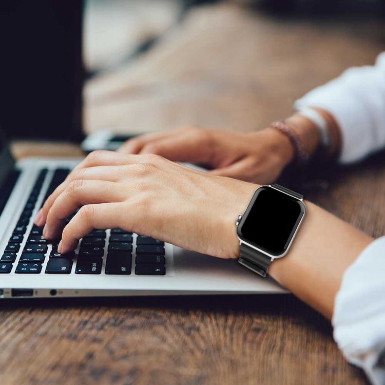 AhaStyle Rugged Design Premium Silicone Watch Band 40mm, Comfortable and Durable to Wear, Adjustable Strap, Silicone Wrist Band Strap Compatible for Apple Watch Series 5/4/3/2/1