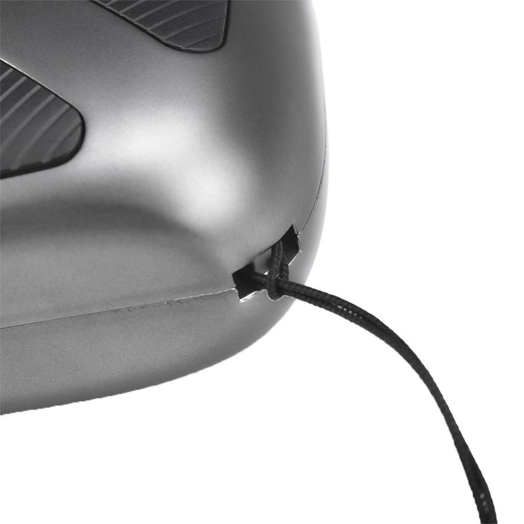 Porodo Lifestyle Pocket-Sized Muscle Relief Massager with Customizable Speed Settings, Quiet Operation Technology, 4 Speed Levels, 15 Minute Auto Shut-Off, 3 Interchangeable Heads  - Gray