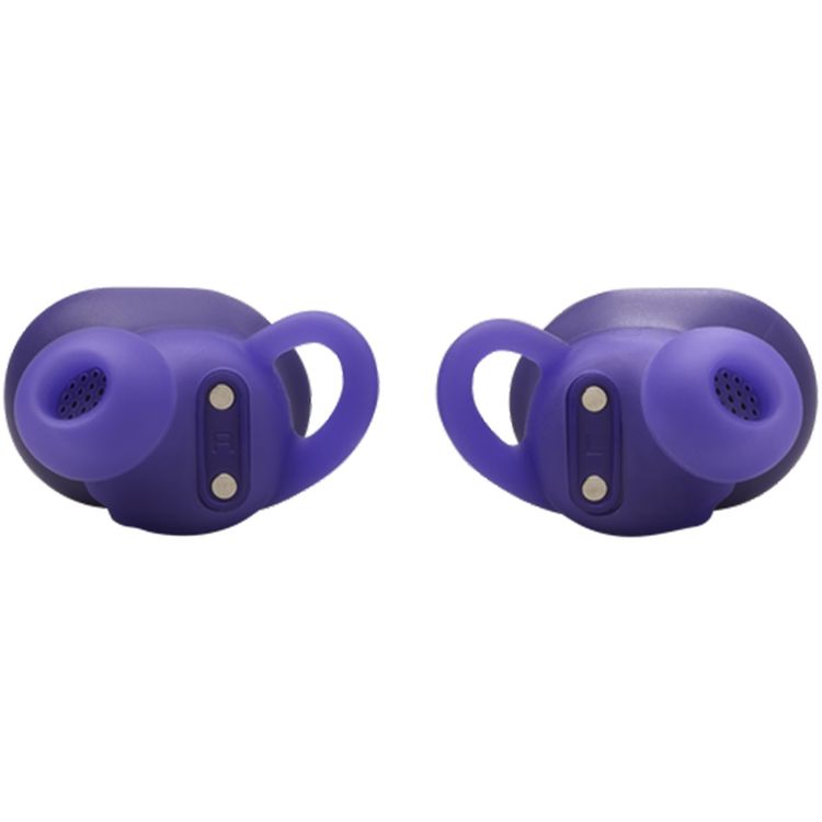 سماعات JBL Endurance Race 2 مع 4 ميكروفونات، عمر بطارية 48 ساعة، مقاومة للماء والغبار، إلغاء الضوضاء النشط بتقنية Smart Ambient، حجم المحرك 6.8 مم، إصدار البلوتوث 5.3، منفذ شحن USB-C - باللون البنفسجي.