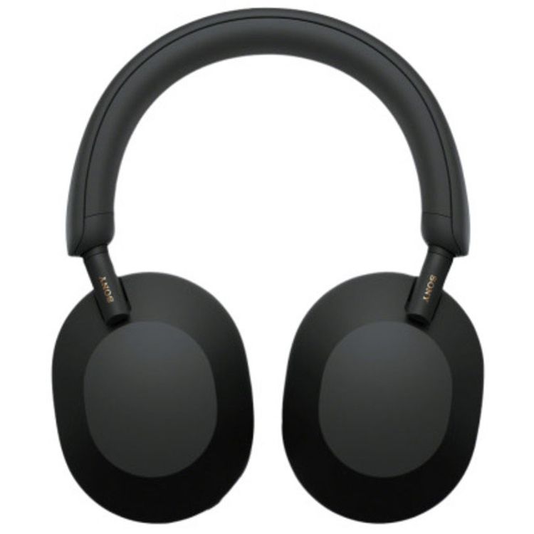 Sony Noise Cancelling Bluetooth Headphones with Faux Leather Memory Foam Material, 30 Hours Battery Life, 3.5 Hours Charging Time, Noise Cancelling, Compatible with Android and iOS - Black