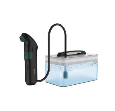 بيديت السفر المحمول من Green Lion برو بسعة خزان مياه 2.3 لتر، سرعتين لتدفق المياه، تدفق عمودي غير متقارب، مستوى مقاومة المياه IPX6، سعة بطارية 1600 مللي أمبير - أسود.