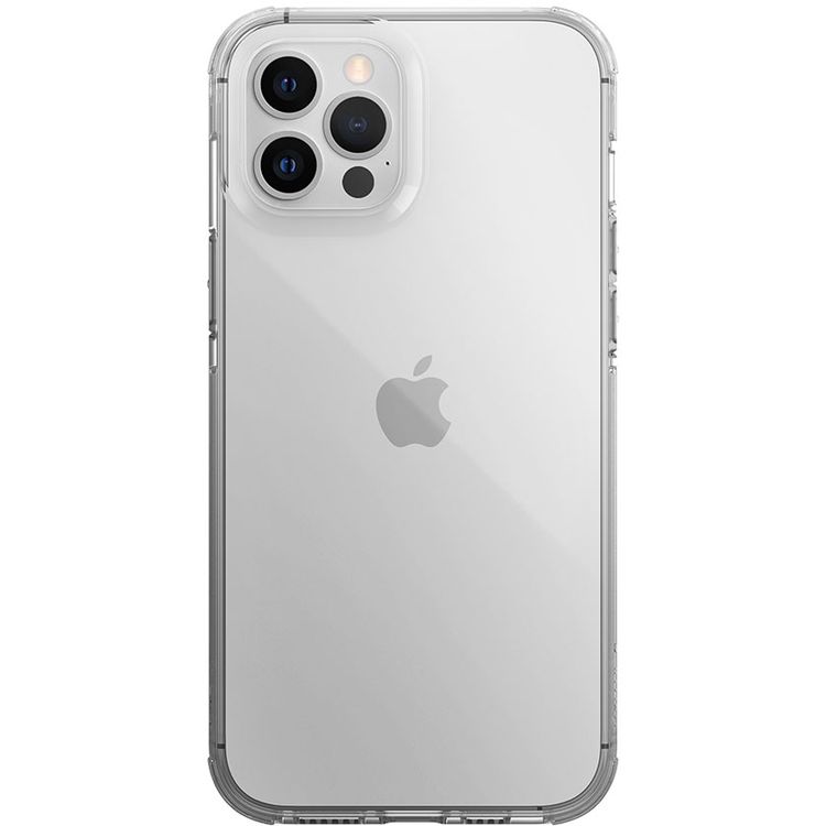 X-Doria Raptic Clear Case with Sleek Design Compatible for iPhone 12/12 Pro (6.1") Anti-Scratch, Easy Access to All Ports, 6ft Drop Tested, Shock Absorbing Rubber Protection