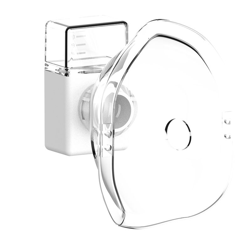 Green Lion Mini Nebulizer with Complete Accessory Kit, 0.04mL–10mL Medicine Capacity, ≥0.3mL/min Nebulization Rate, USB-C Charging Port - White