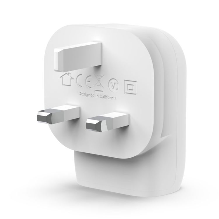 Belkin Boost Charge 30w Wall Charger with PPS + USB-C to Type C Cable - White