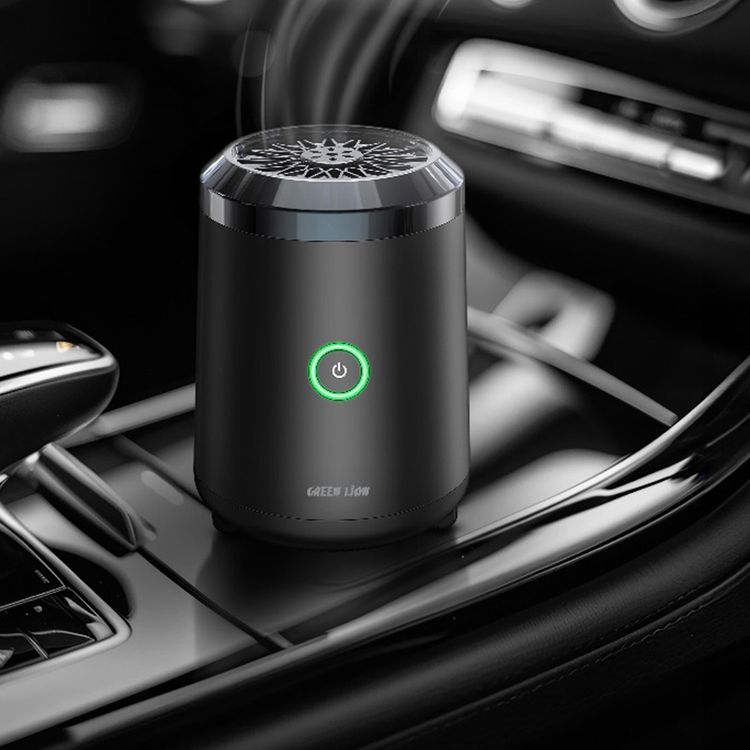 Green Lion Mini Bakhour Pro with Built-in Quran Speaker, 2000mAh Battery Capacity, 18W Power, 10-15 Times Burning Cycle, Remote & App Control, Up to 5 Hours Speaker Playtime - Black