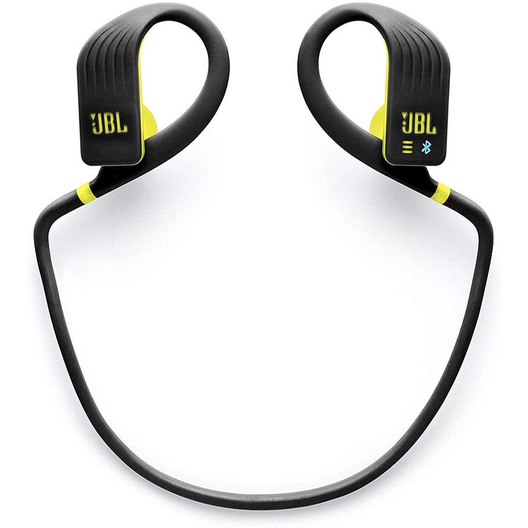 JBL تحمل الغوص سماعات رأس رياضية لاسلكية مقاومة للماء مع مشغل MP3 مدمج ، تصميم مشبك الأذن ، وقت تشغيل لمدة 8 ساعات مع شحن سريع ، سماعة رأس مزودة بأزرار تحكم باللمس ، IPX7 مقاوم للماء