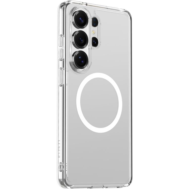 Levelo Clara MagSafe Clear Case for Samsung S26 Ultra, Raised Camera Edges, Scratch Resistance, Precision Fit, Shock-Resistant Bumper - Clear