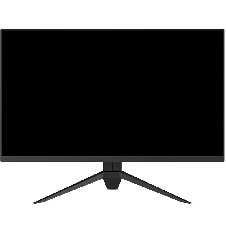 Porodo Gaming 27" FHD 120Hz Gaming Monitor, Borderless Design, 178° Viewing Angle, RGB Lighting, Overdrive Function, Durable Metal Stand, E-LED Backlight Type, 16.7M Display Colors - Black