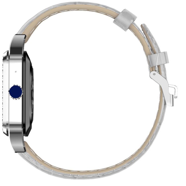 Green Lion Hilux Smart Watch with Extra Strap, 1.3" TFT IPS Display, 2-4 Days Working Time, 450nits Brightness, Sport Modes & Activity Tracking, Health Monitoring, 150mAh Battery, Bluetooth Version 5.4 - Silver