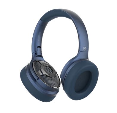 Porodo Zuma 2-in-1 Headphones Speaker, Up to 5 Hours Speaker Play Time, 1200mAh Battey, Built-in FM Radio, Noise Reduction, Up to 30 Hours Headphones Play Time, Bluetooth Version 5.4, 40mm Speaker Diameter - Blue