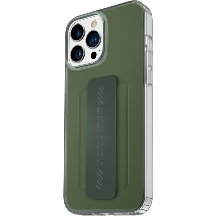 Viva Madrid Loope Shock Absorbent TPU/PC Air Pockets Case with Silicone Grip Compatible for iPhone 13 (6.1") Easy Access to All Ports, 10ft Drop Protection, Anti-Scratch Back Cover Suitable with Wireless Charging - Forest