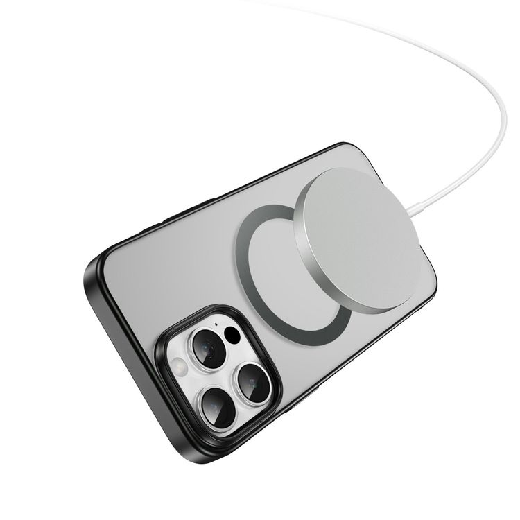 Green Lion Matte Pro Magsafe Case for iPhone 16 Pro, Nano UV Tech , Anti-Scratch Edge, Anti-Fingerprint, Ultra Slim - Black