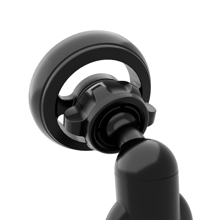  Green Lion GX-62 Magsafe Cup Holder with ABS+PC Material, Universal Fit Base, Expandable Base Wings, 360° Rotation Head, Space-Saving Design, Non-Slip Grip Pads, Strong Magnetic Adsorption - Black