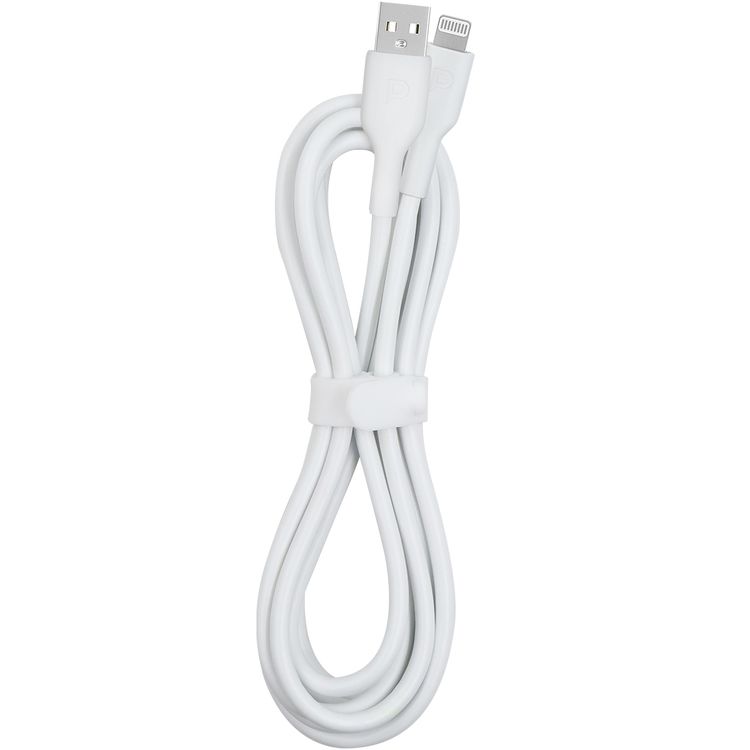 Powerology USB-A to Lightning Data Sync & Charge 1.2m - White