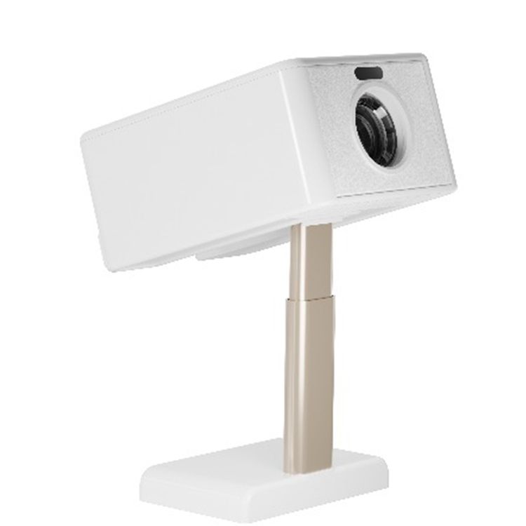 Green Lion GALAXY Portable Projector with 30000+ Hours LED Lifespan, Up to 23.5 Height Adjustable, 1GB/8GB Storage, 90° Free Rotation, 720P HD Resolution, Remote Control - White