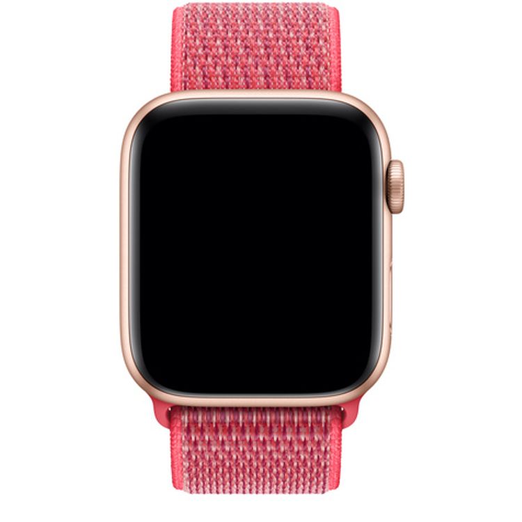 Devia Watch Strap Deluxe Series Sport3 Band, Smooth Replacement Wrist Band Strap Compatible For Apple Watch 42/44mm - Hibiscus