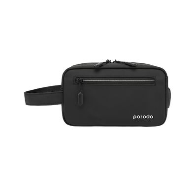 Multi-Compartment Storage Bag Porodo Lifestyle IPX3 Water Resistant Camouflage with 2A USB Charging Output
