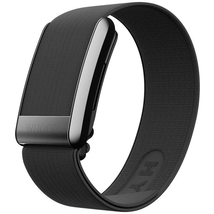 WHOOP HydroKnit Wristband for WHOOP 4.0, Quick Drying, 24cm Length, Stainless Steel, Adjustable for All Wrist Sizes, Polyester & Elastane - Night Swim