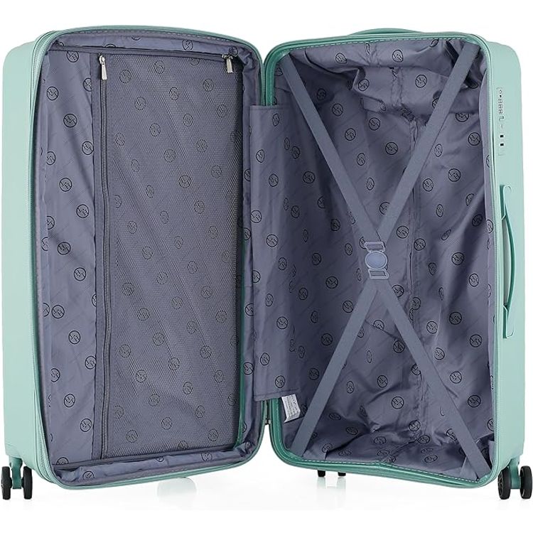 H.T Luggage Bag, Hard Case Polypropylene (PP) Material - Medium/Green