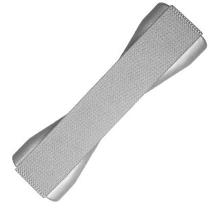 لوف هاندل قبضة تابلت والهاتف المحمول | حزام الهاتف المحمول اللاسلكي متوافق مع الشحن , حزام مطاطي مقاس 3.75 بوصة - فضي صلب