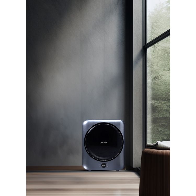 Porodo Smart Mini Dryer with Touch Control and LED Display - Silver
