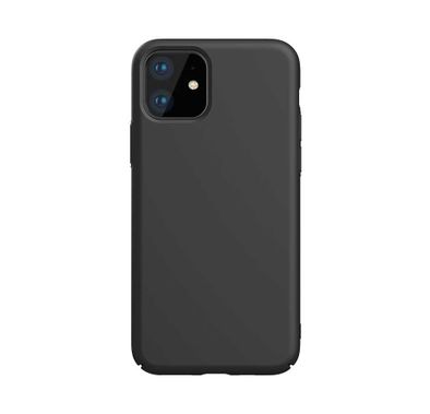 Devia Nature Series Silicone Case Compatible with iPhone 11, Made with Premium Liquid Silicone, Full Protection, Anti-scratch, Shockproof, Stains-Resistant, Lightweight - Black