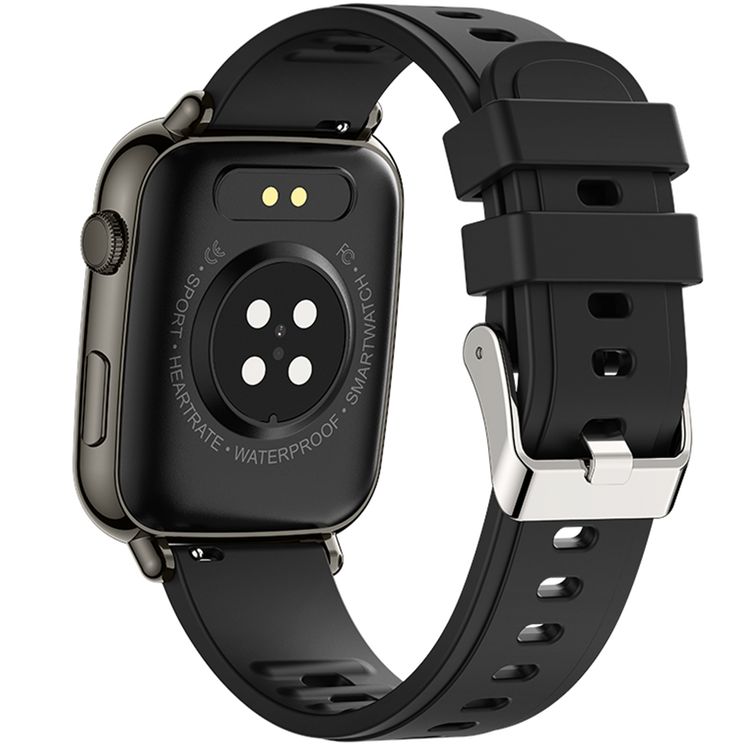 Porodo Verge Smart Watch Fitness & Health Tracking - Black - 49mm Display