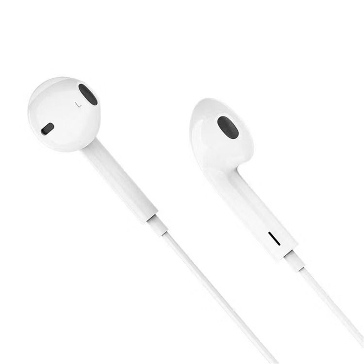 سماعات أذن استريو غرين ليون مع ميكروفون مدمج، مكبر صوت 14 مم، طول كابل 1.2 متر، مقبس صوت 3.5 مم، أزرار تحكم - أبيض