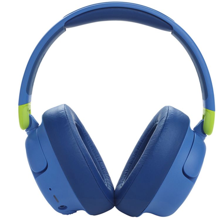JBL Junior 460NC Wireless Kids Headphones with Active Noise Cancelling, Built-In Microphone, Multi-Point Connection, 30 Hours Battery Life - Blue