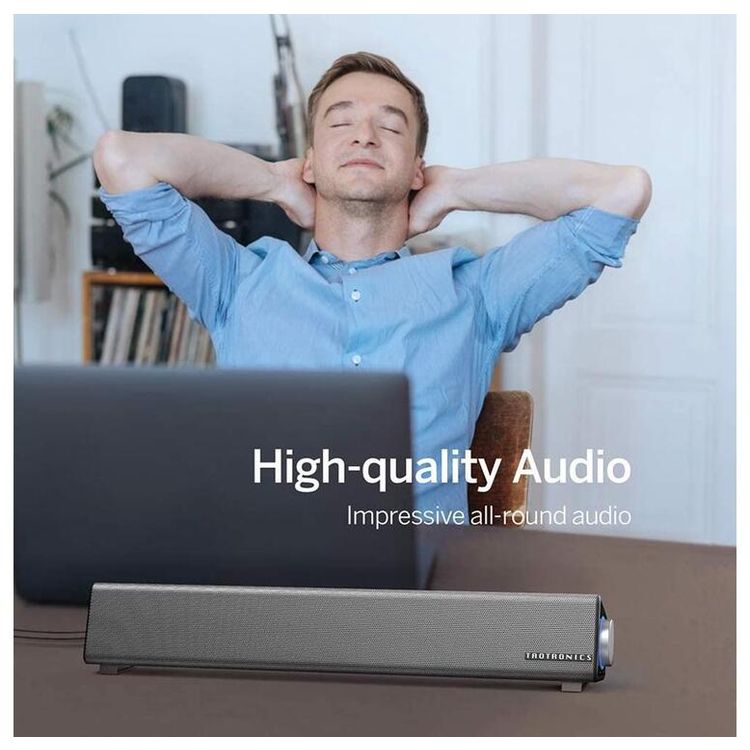 TaoTronics TT-SK018 Mini Soundbar - Gray
