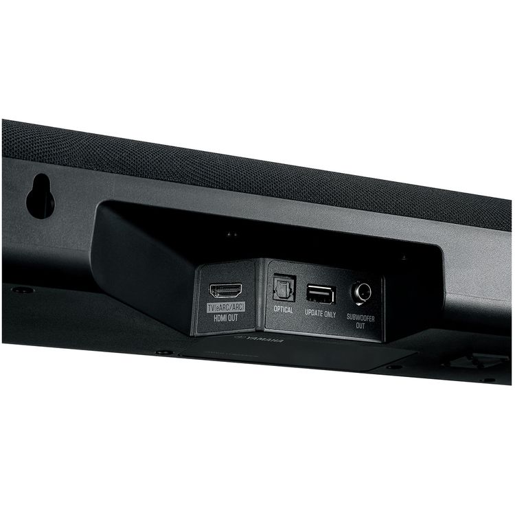Yamaha SR-B30A Sound Bar with Dolby Atmos, 4 Sound Modes, Clear Voice Technology, Bass Extension, Remote Controller, Built-in Subwoofer, HDMI eARC & Bluetooth & Optical Connectivity - Black