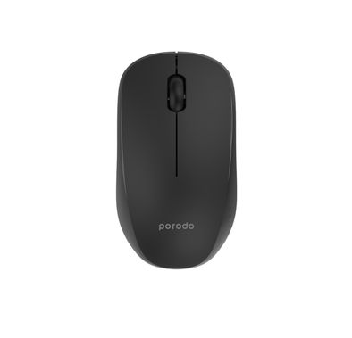Porodo 1200 DPI Wireless Mouse Dual Mode - Black