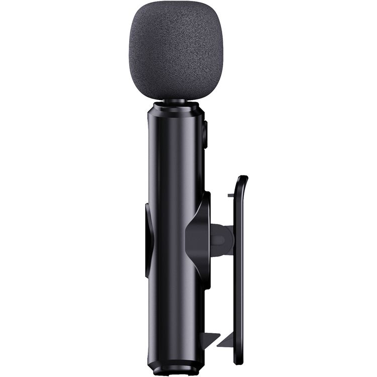 Green Lion GM-76X Microphone with 3-Level Noise Cancellation, 5 Hours Working Time, Less than 30 Milliseconds Latency, Dual Microphones, USB-A, Type-C & Lightning Connectors - Black