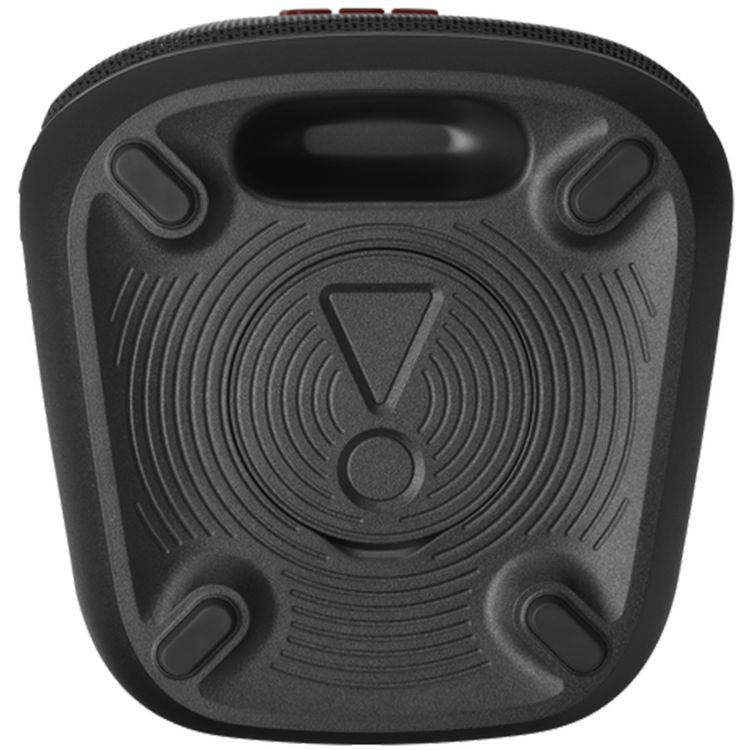 JBL PartyBox Club 120 Bluetooth Speaker, 12 Hours Play Time, Futuristic Lightshow, Foldable Handle, Splash Proof, Dual Mic & Guitar Inputs, Bluetooth Version 5.3 - Black