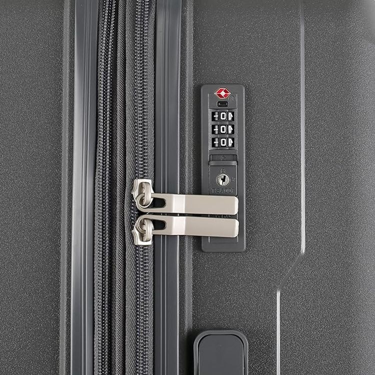 H.T Luggage Bag, Hard Case Polypropylene (PP) Material - Medium/Gray
