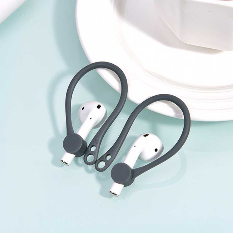 AhaStyle Premium Soft TPU Earhooks Comfortable Fit, Ergonomic Design Compatible for AirPods 1/2 Suitable for Cycling, Gym and Other Fitness Activities