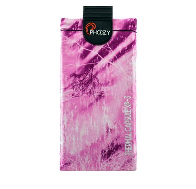 Phoozy XP3 Realtree Series Thermal Mobile Phone Case Capsule with Internal Stash Pocket, Weatherproof Pouch, Floating Case Bag, Multi Attachment Strap Pink-Medium