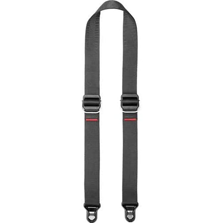 Peak Design SLLBK3Black  Slide lite Camera Strap, nylon webbing, strong, removable anchor connectors - Black