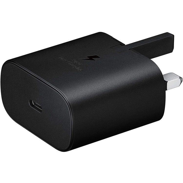 Samsung Type-C Wall Charger, 25W PD USB-C Adapter, Fast Charging Compact Design Charger Compatible for Samsung Galaxy S10 5G, A80, A70 & Other USB PD 3.0 Devices - Black