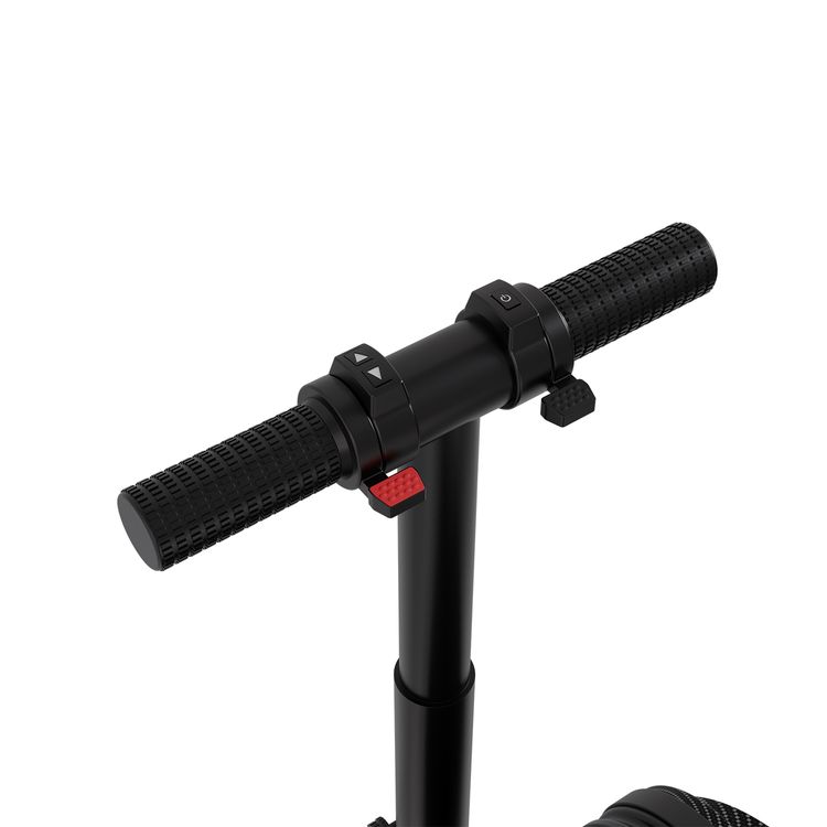 Levelo Spark-E Portable E-Scooter Luggage with Smooth-Rolling Wheels , Ultra-Light Carbon Fiber Construction, TSA Lock, Smart Telescopic Handle, Effortless Travel, Reverse gear, 250W Motor Power, 20L Luggage Capacity,  110kg Max User Weight - Black