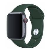 ايجارد من بورودو سوار ساعة سيليكون لساعة ابل ، سوار معصم بديل مناسب ومريح ، أشرطة قابلة للتعديل متوافقة مع ساعة ابل 44ميلي / 42ميلي - اخضر غامق